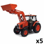 Model KUBOTA M135 GX Tractor with frontloader 1:32, Kubota