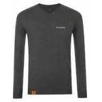Men's V-neck pullover - charcoal grey KUBOTA S, Kubota