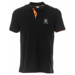 Mens polo shirt with orange piping KUBOTA S, Kubota