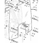 Glass front windscreen, John Deere