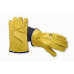Gloves, cowhide back, softskin palm, flannel lining 11, KTR