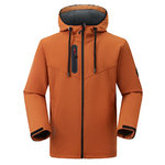 Softshell jaka Leo, ar kapuci, brūns 4XL, Pesso