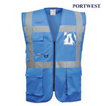Vest LP476M, blue with reflectors 2XL, OTHER