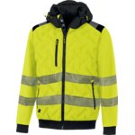 Jacket Luton hi-vis CL2, yellow/black M, Delta Plus