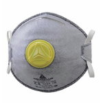 Disposable mask with valve FFP2, 10-pack, Delta Plus