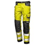 Rush work trousers hi-vis CL3, yellow 64, Sir Safety System