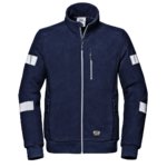 Fleece jacket COMFORT, dark blue L, Sir Safety System