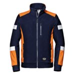 Fleece jacket COMFORT, blue/orange M, Sir Safety System