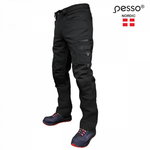Softshell bikses Mercury, melnas, C56, Pesso