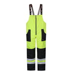 Winter Bib-trousers trousers HI-VIS MONTANA, YELLOW 2XL, Pesso