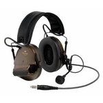 Aizsargaustiņas Comtac XPI, Standard Mic. NATO J11, green XH XH001680913, 3M