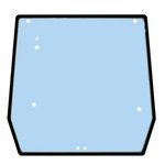 Tagumine klaas, karastatud CNH, CVA