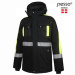 Winter Jacket Nova, black/yellow 4XL, Pesso