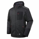 Hoodie Oregon hooded, warm lining, black M, Pesso
