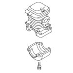 Silinder + põhi CS-420ES, Echo