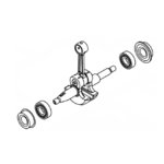 CRANKSHAFT ASY CS-4510ES, Echo