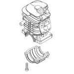 Crankcase kit CS-3510ES/AC, Echo