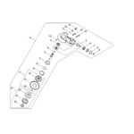 Gear case assy. DSRM-2400_U/L, Echo