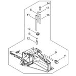Rear handle asy., Echo