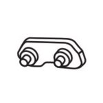 Harvester 11BC / 11H Preset Tie Strap, 3/4" 25 Pack (P24577), OREGON
