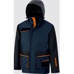 Parka Palma, ūdensnecaurlaidīga, tumši zila/melna, 2XL, Delta Plus