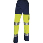 Hi-vis bikses Phpa2, CL2, dzeltenas/tumši zilas, XL, Delta Plus