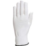 Polyamide knitted glove, white 9, Delta Plus