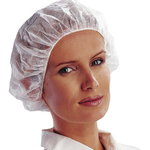 WHITE POLYPROPYLENE ROUND MOBCAP Venitex, Delta Plus