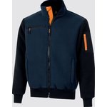 Winter fleece jacket Porto, navy blue/black XL, Delta Plus