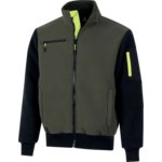 Winter fleece jacket Porto, khaki/black 2XL, Delta Plus