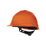 Safety Helmet, ratchet adjustable, orange QUARTZ UP III, Delta Plus