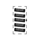 Start/Stop Locker Spring (5 pcs) RM1000D, RM1500D, RM2000D, RM2700D, Cramer
