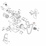 Fan belt 8020 TB, John Deere