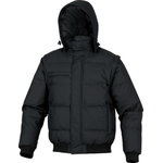 Ziemas jaka ar kapuci RANDERS 2-in-1, melna, 2XL, Delta Plus
