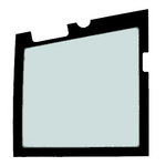 Door glass, lower, KUBOTA KX027-4 / KX030-4, CVA