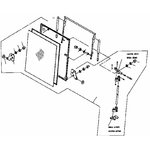 Windshield assembly for KUBOTA mini excavators, Kubota