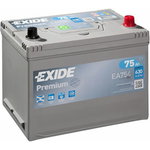 Käivitusaku PREMIUM 75Ah630A 270x173x222 -+, Exide