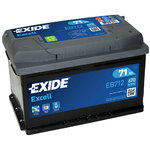 Käivitusaku EXCELL 71Ah 670A 278x175x175-+, Exide