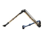 SELF SUPPORTING ARM D=160 4+5 = 8m - 300C, WITH FLEX JOINT, Worky