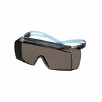 Overspectacles, Blue Temple, Scotchgard Anti-Fog, Grey Lens SF3701XSGAF-BLU, 3M