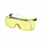 Overspectacles, Green, Scotchgard Anti-Fog, Amber Lens SF3703SGAF-GRN, 3M