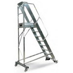 Mobile stocker`s ladder CASTELLANA MAXI 4WD 14 steps, Svelt
