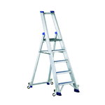 Platform ladder REGINA LARGE 4WD 4 steps, Svelt