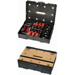 STC clamp set with workplate and case, Bessey