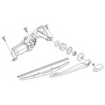 ST/STW Rear Wiper Kit, Kubota