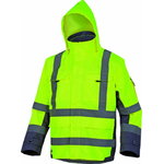 Hi.Vis. winter work jacket Tarmac yellow/grey, XL, Delta Plus