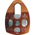 Pulley with oscillating flanges in aluminium, Delta Plus