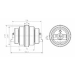 ProTrack Track Roller for JCB (332/V6055), ASTRAK