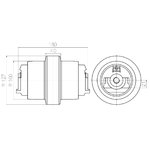 Lower roller for Mini 331/32806, ASTRAK