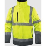 Hi-vis jaka/parka Track 2in1, CL3, dzeltena, 2XL, Delta Plus